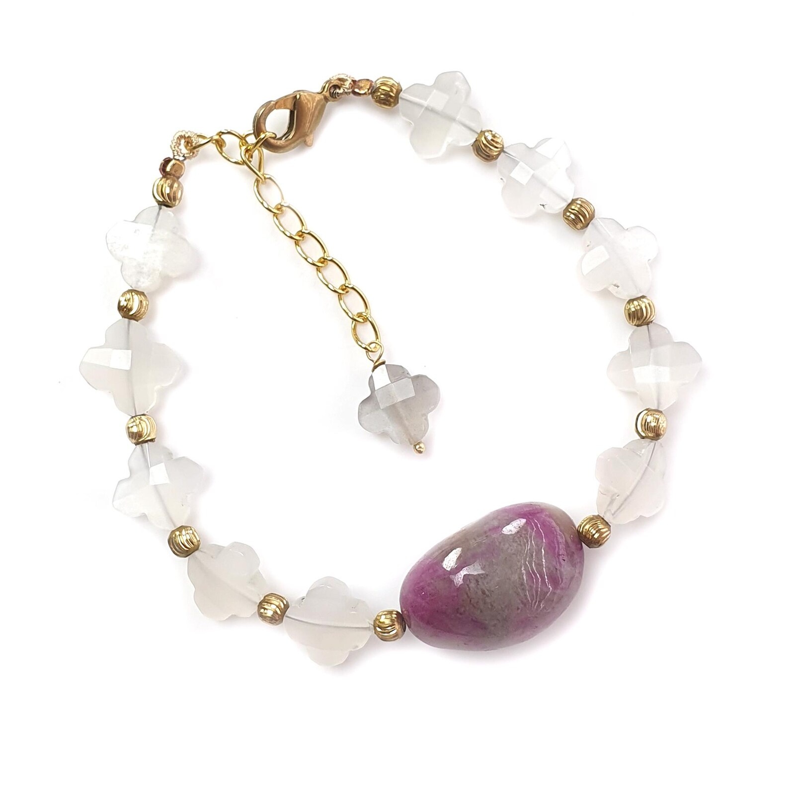 Bracciale in pietra di luna