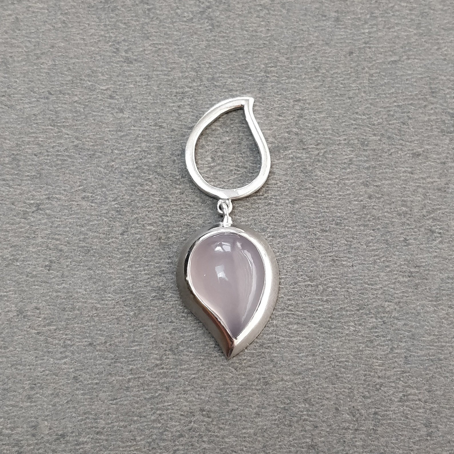 طقم مجوهرات فضية