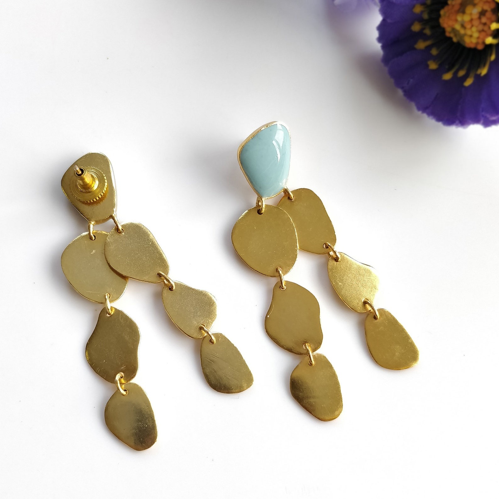 Türkisfarbene Ohrringe