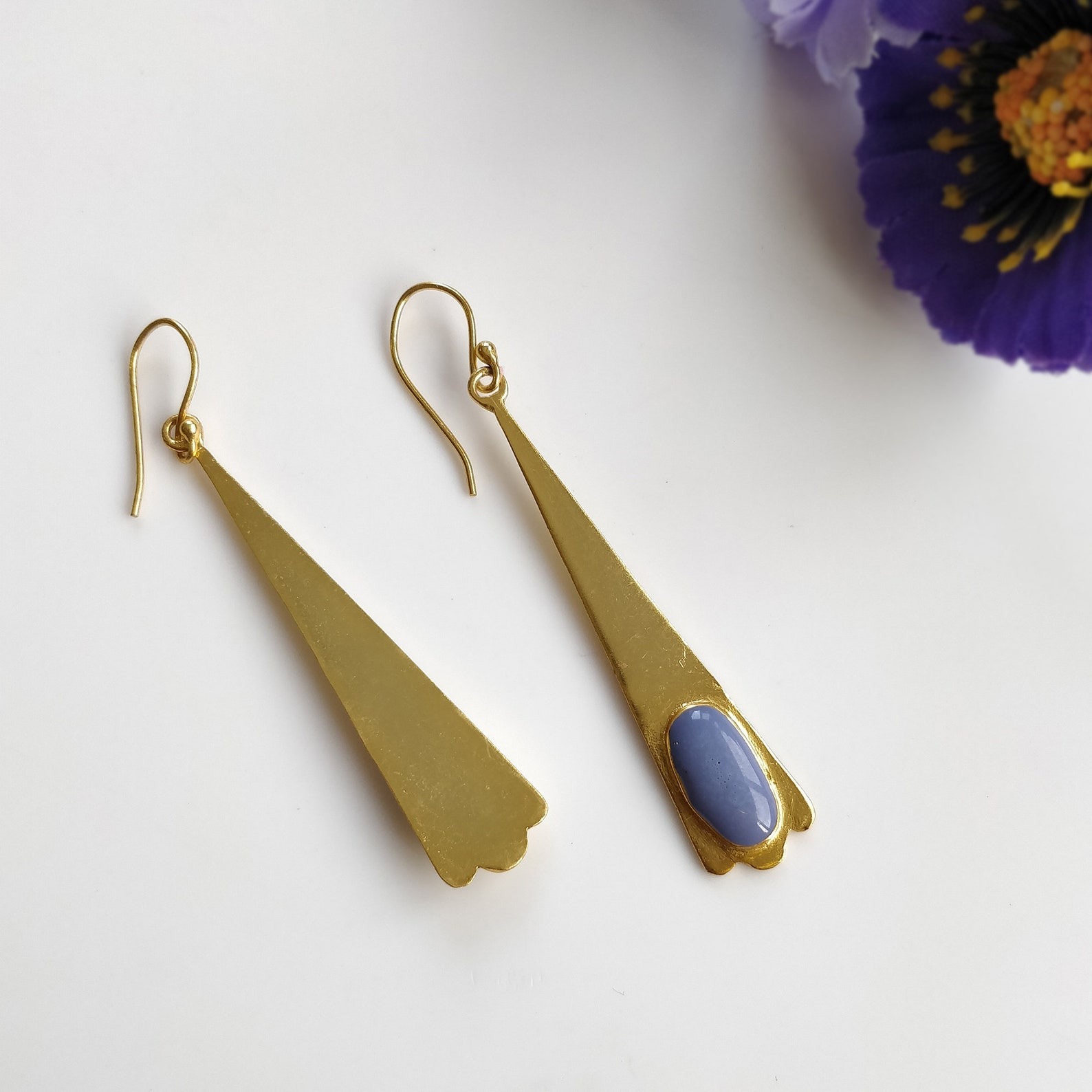 orecchino di lapislazzuli