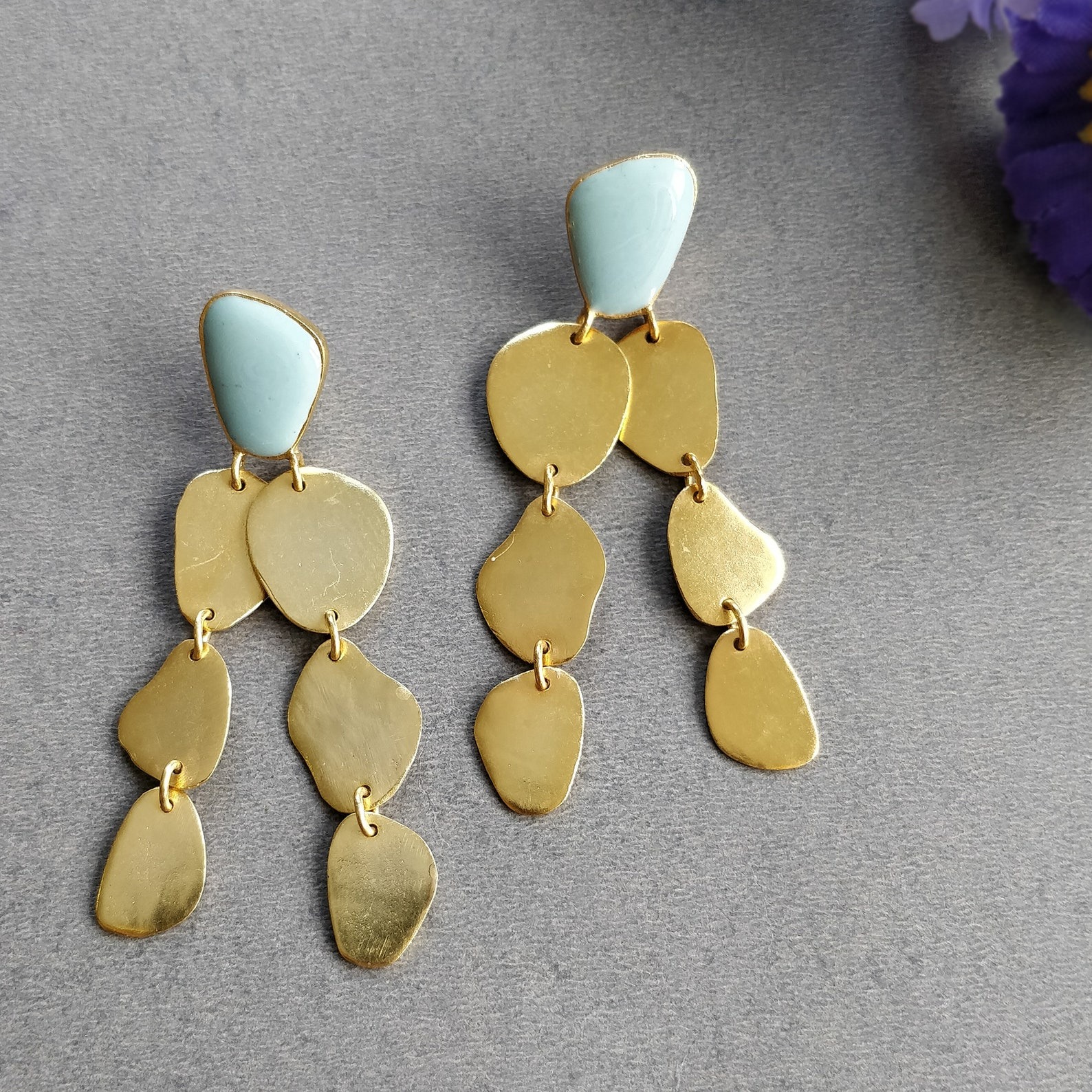 真鍮のイヤリング