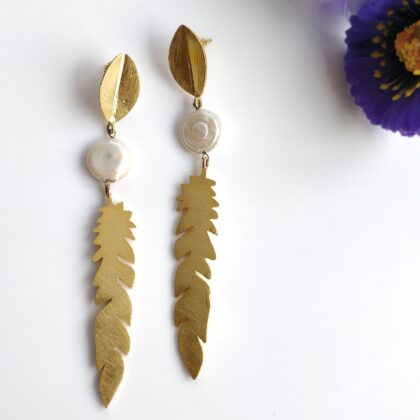 brass earring