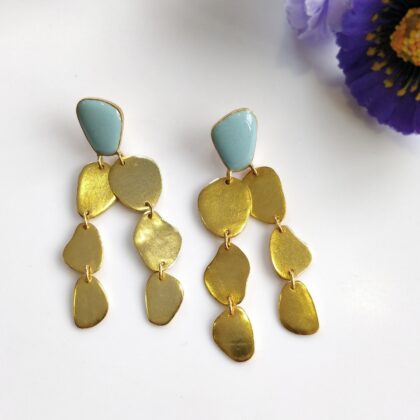 brass earring