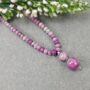 Collana di rubini