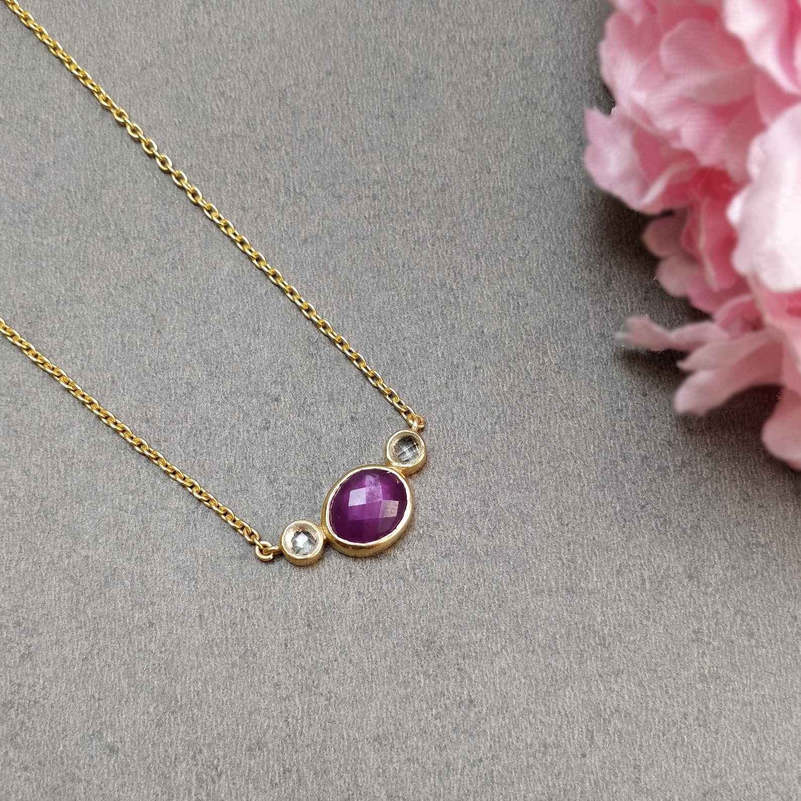 silver necklace